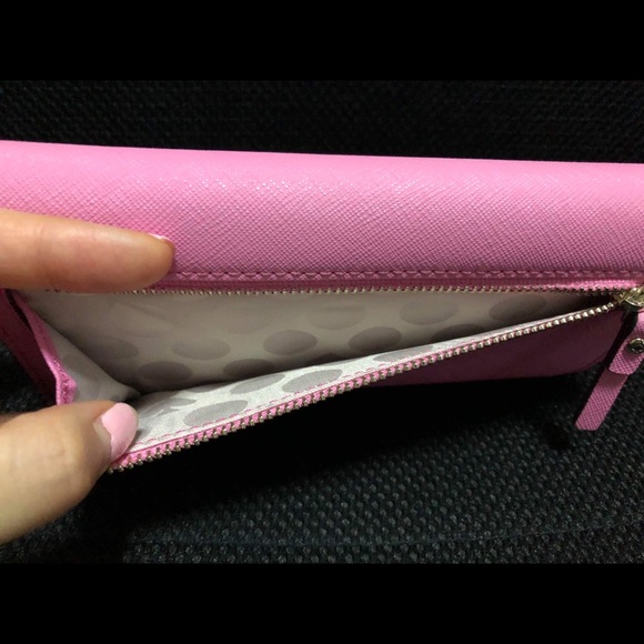 Kate Spade Pink Leather Wallet with Phone Case - Picture 6 of 6